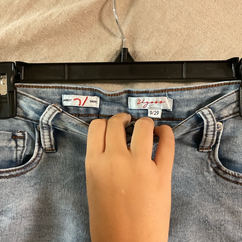 NWT Light Blue Jean Shorts - Picture 4 of 6